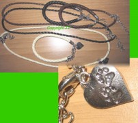 Armband und Halskette Leder