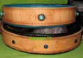 Halsband Blankleder Wolf