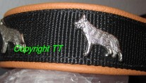 Halsband Schäferhundnieten