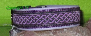 Halsband keltischer Knoten lila