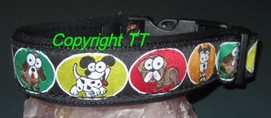 Halsband Comic Dogs
