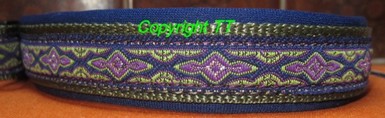 Halsband Borte Lava blau-violett