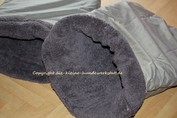 Kuschelsäckchen graue Karos/Glencheck