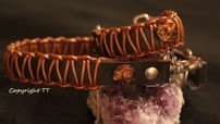 Armband+Halsband umflochten