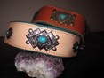 Halsband Blankleder 40mm breit